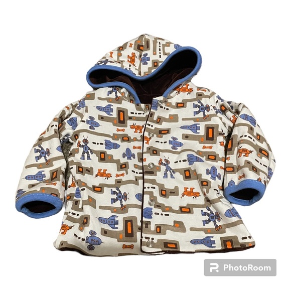 Mini bamba reversible sweater jacket - Picture 2 of 3